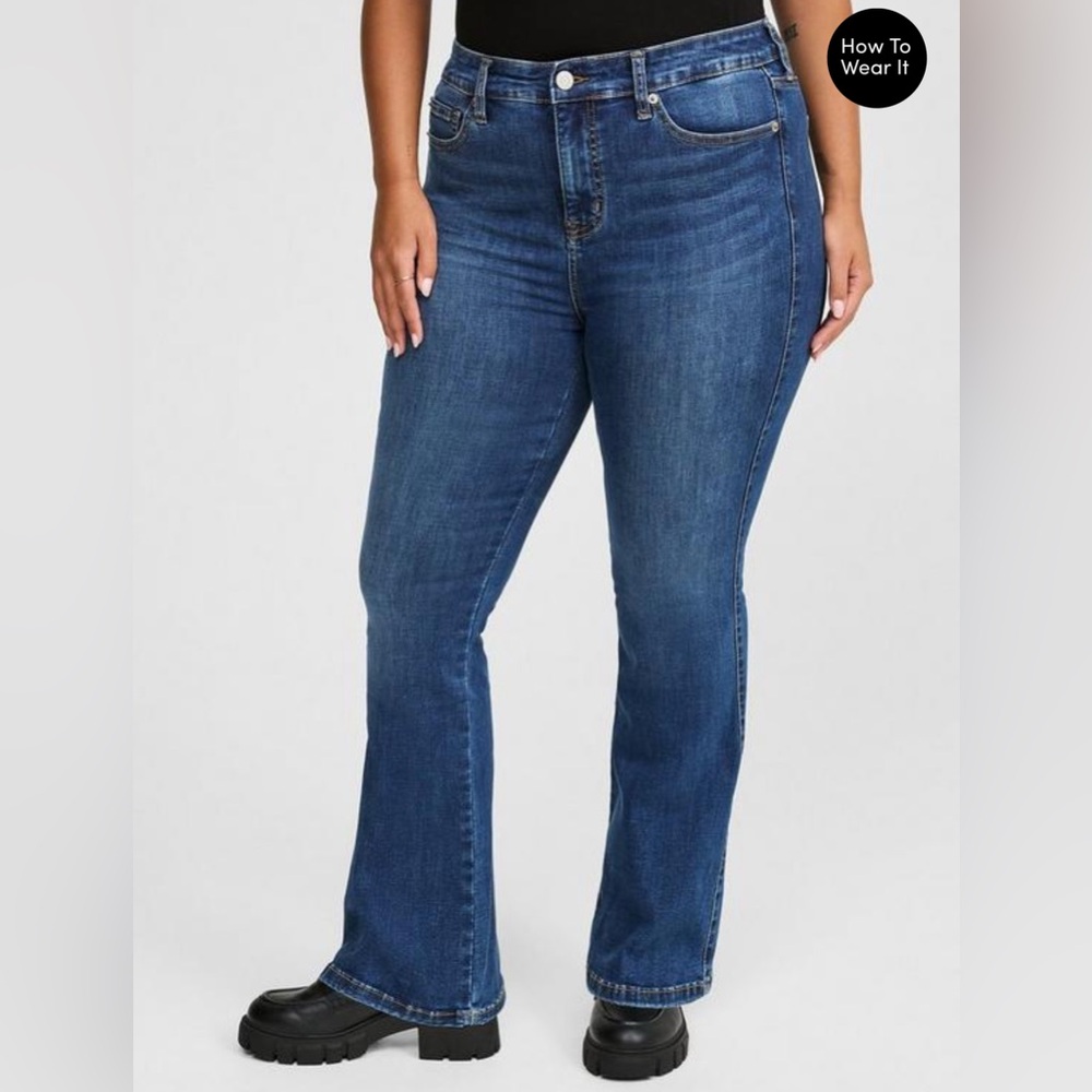 Trio High Rise Boot Cut Jean TALL